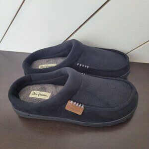NEW Dearfoams Women's 7-8 Perforated Memory Foam Slippers Indoor/Outdoor
